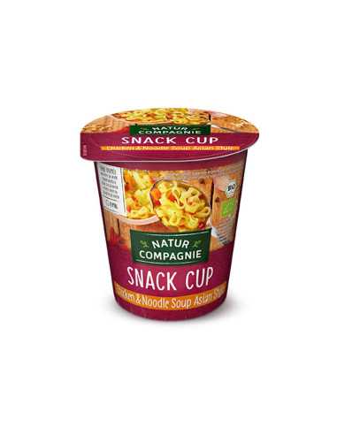 Vaso Asia noodles con pollo Bio 55g Natur Compagnie